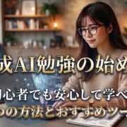 生成AI勉強の始め方｜初心者でも安心して学べる3つの方法とおすすめツール