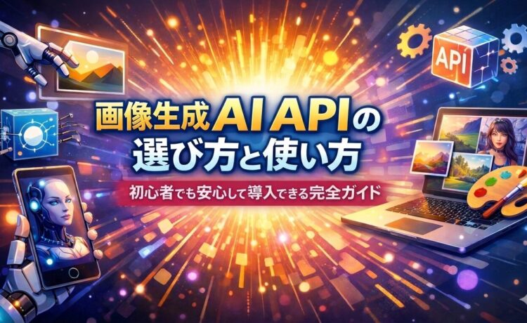 画像生成AI APIの選び方と使い方｜初心者でも安心して導入できる完全ガイド
