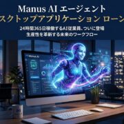 AIエージェント「Manus」がついにデスクトップへ！あなたのPCが24時間働くAI社員に変わる