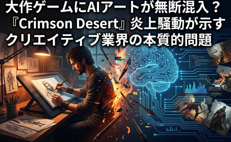 大作ゲームにAIアートが無断混入？『Crimson Desert』炎上騒動が示すクリエイティブ業界の本質的問題